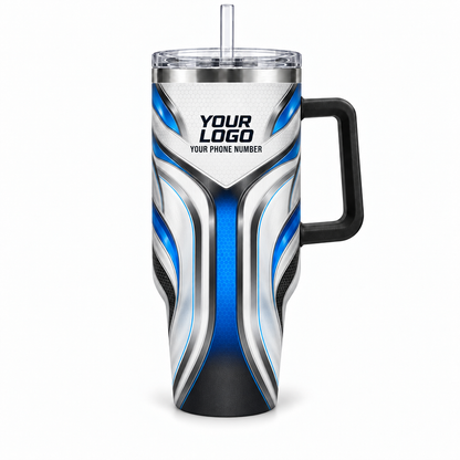 HTJS038 personalized tumbler 40oz front product mockup