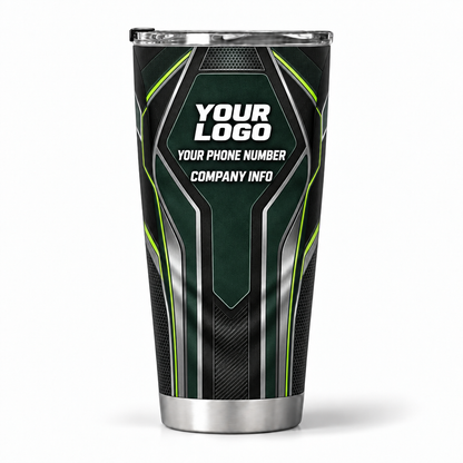 HTJS039 personalized tumbler 20oz back product mockup