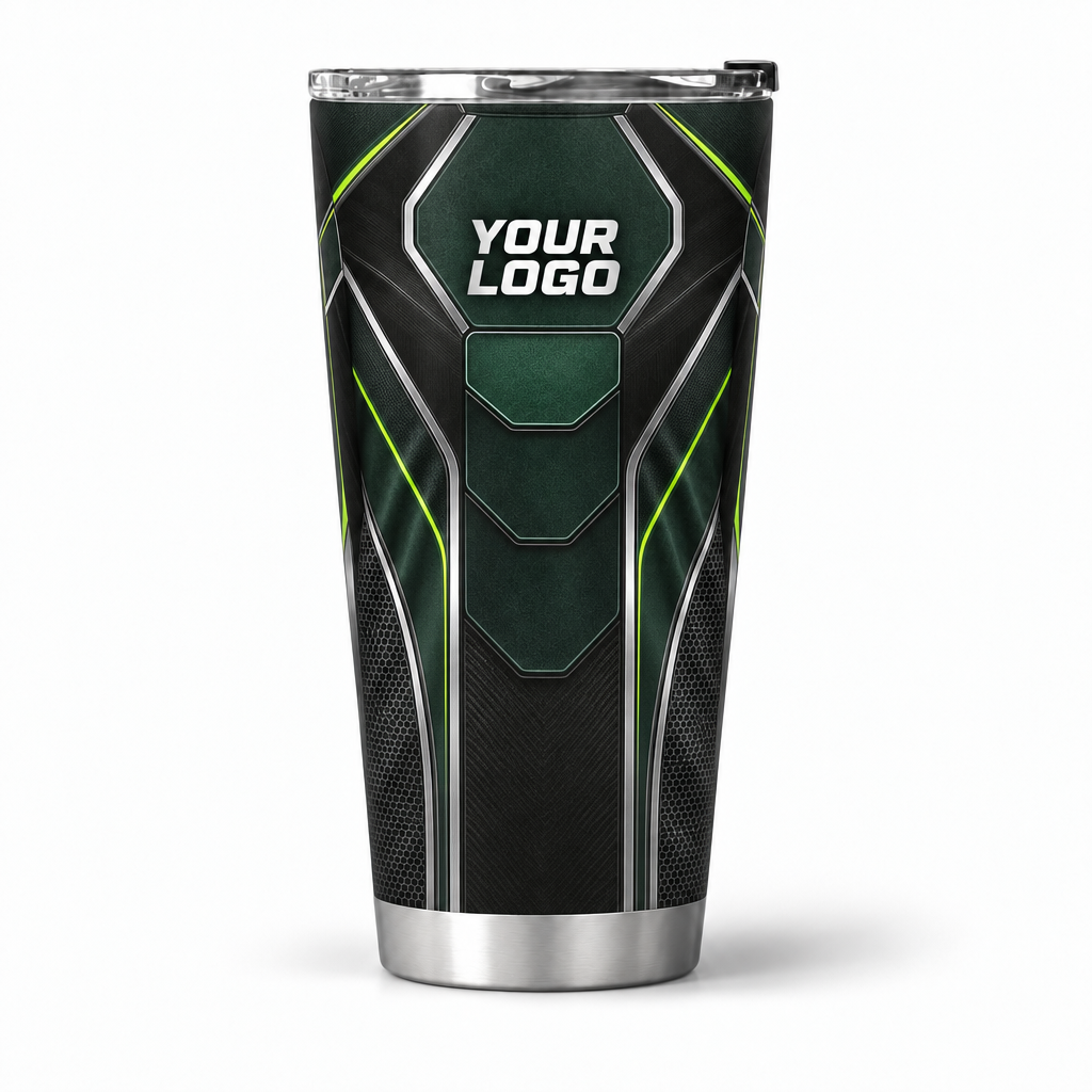 HTJS039 personalized tumbler 20oz front product mockup