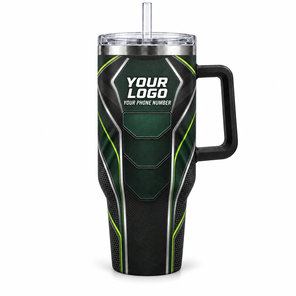 HTJS039 personalized tumbler 40oz front product mockup