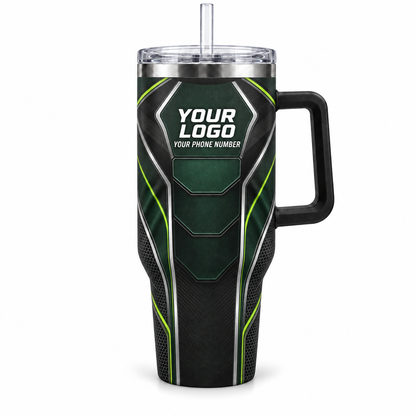 HTJS039 personalized tumbler 40oz front product mockup
