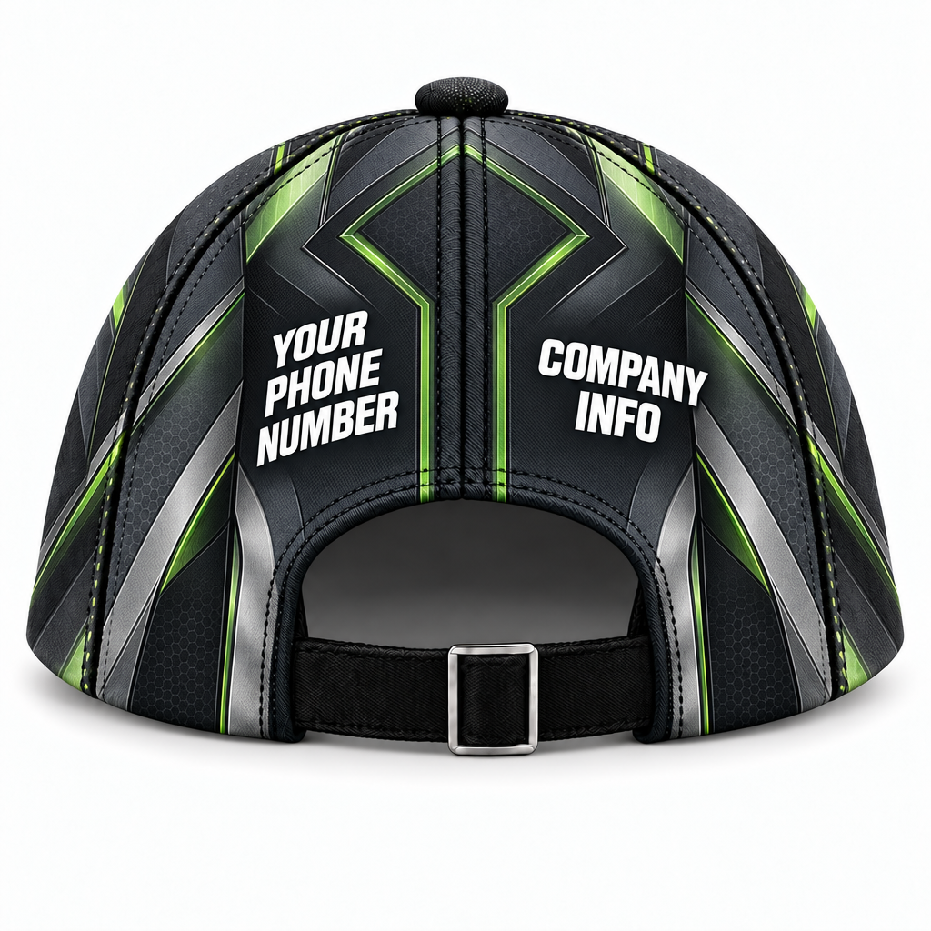 HTJS041 personalized cap back product mockup