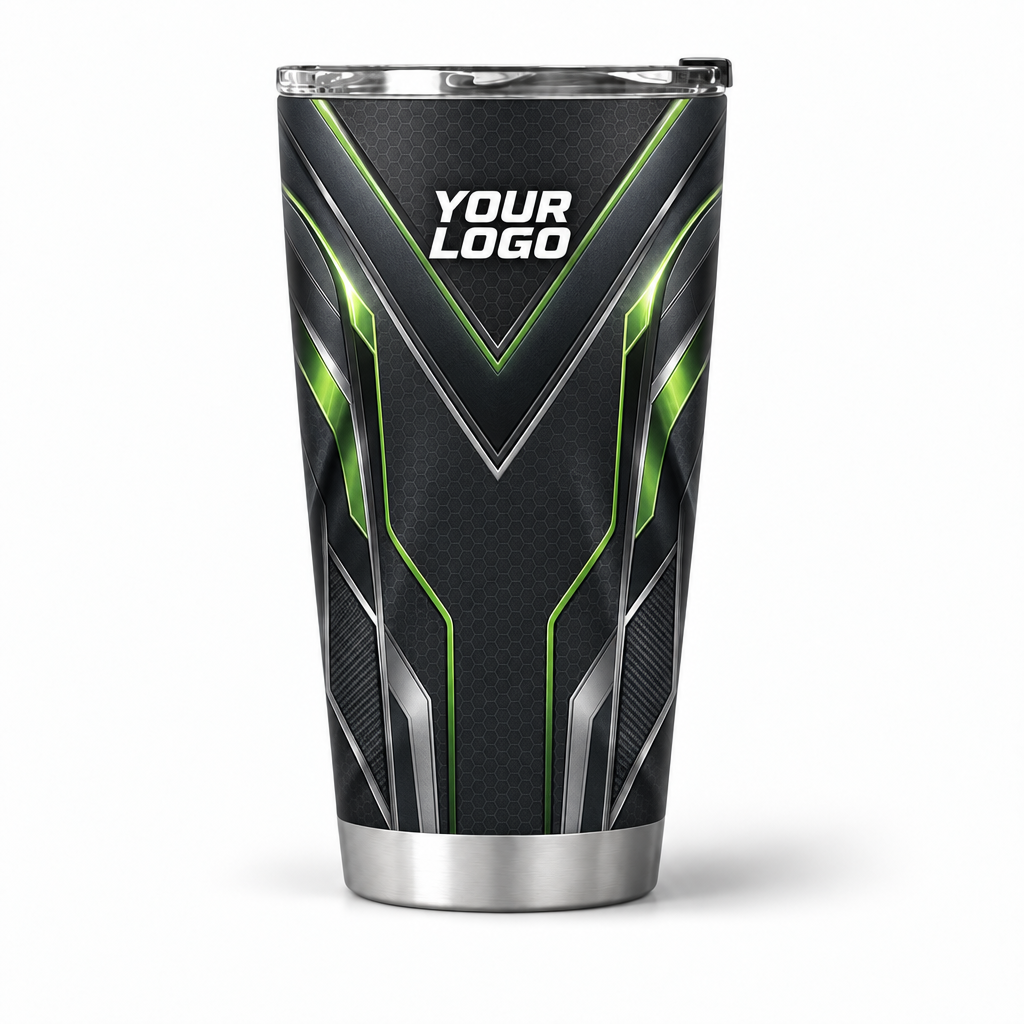 HTJS041 personalized tumbler 20oz front product mockup