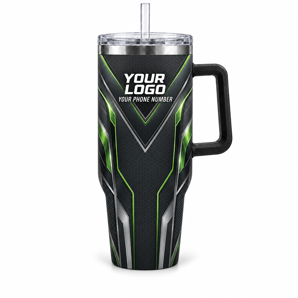 HTJS041 personalized tumbler 40oz front product mockup