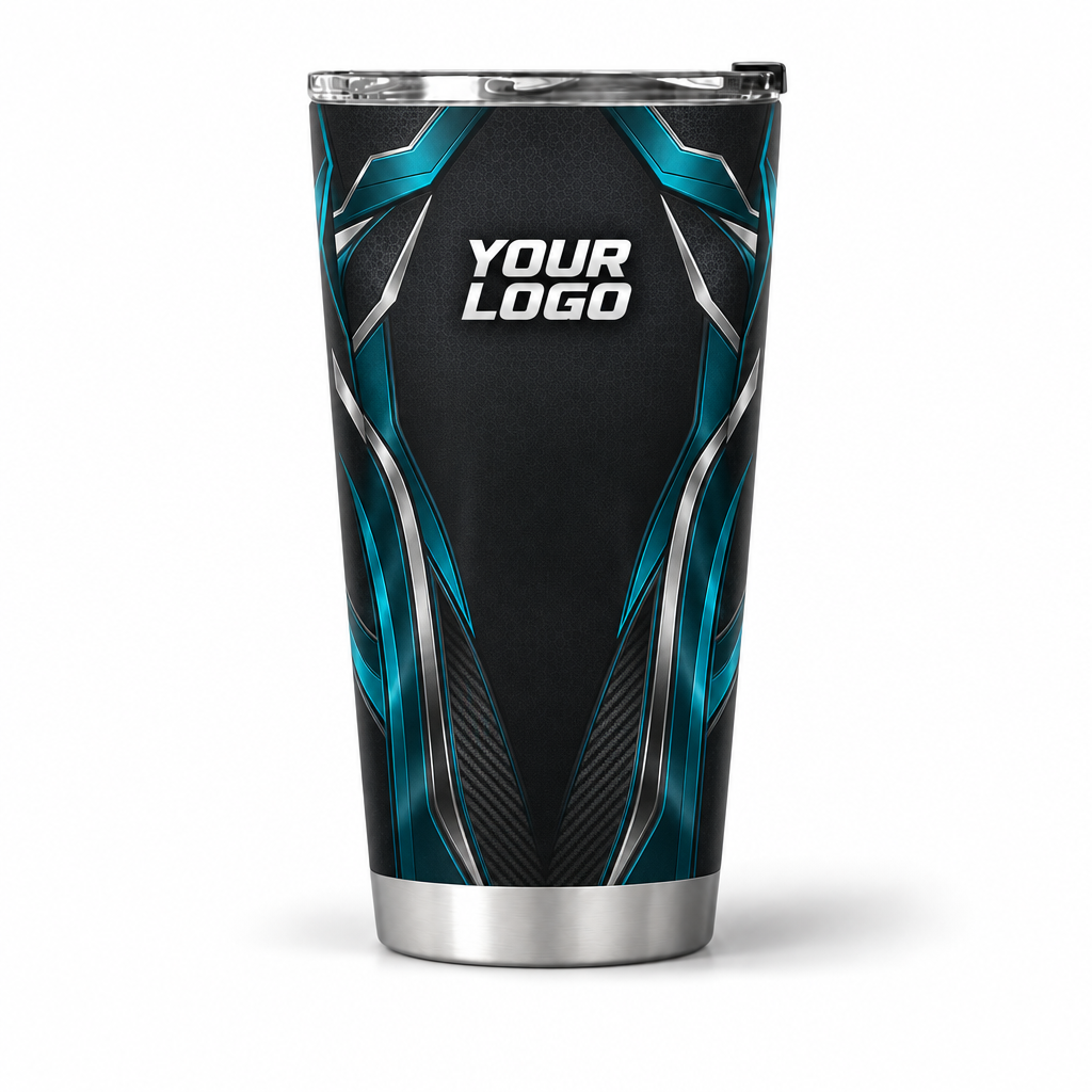 HTJS042 personalized tumbler 20oz front product mockup
