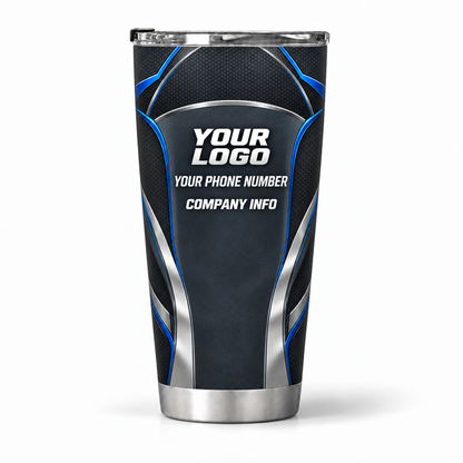HTJS043 personalized tumbler 20oz back product mockup