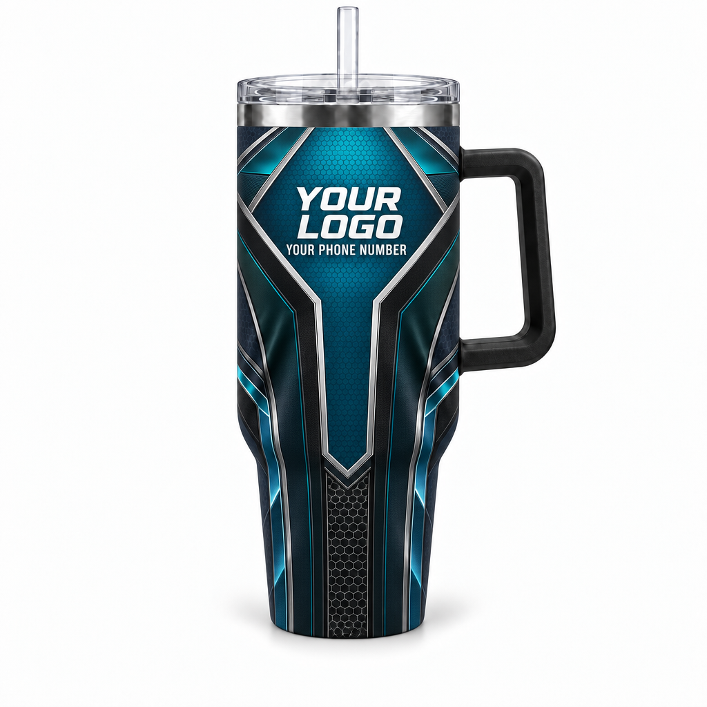 HTJS044 personalized tumbler 40oz front product mockup