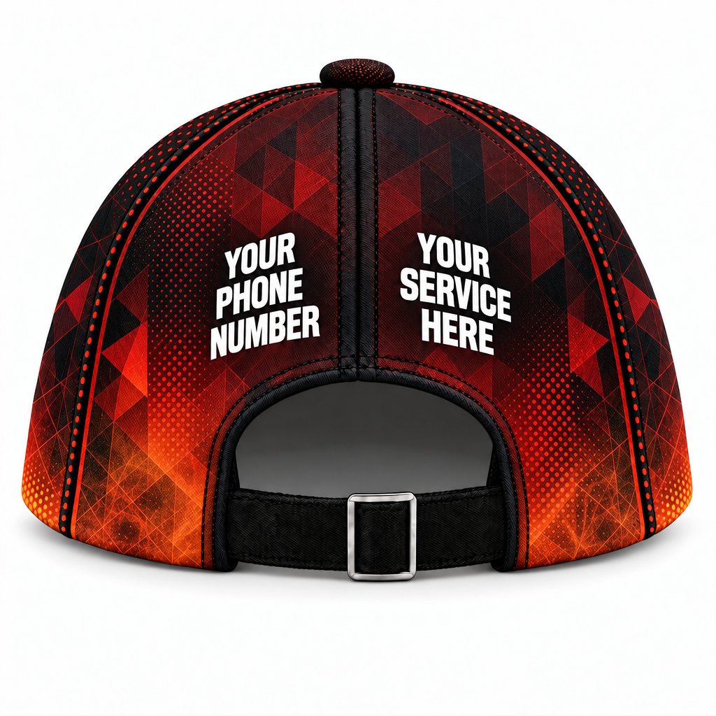 HVA001 personalized cap back product mockup