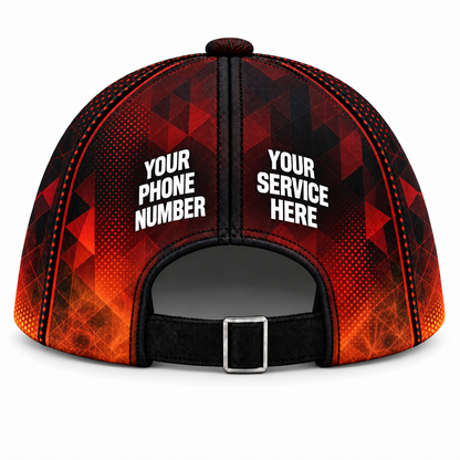 HVA001 personalized cap back product mockup