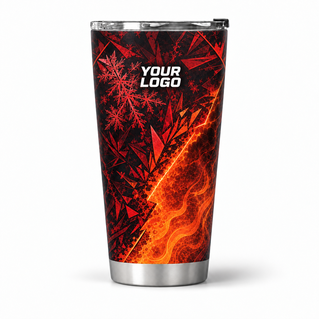 HVA003 personalized tumbler 20oz front product mockup