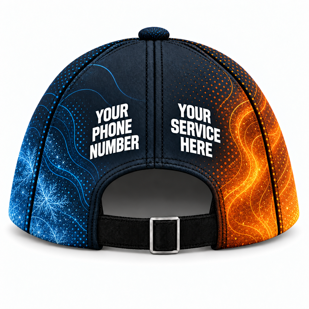 HVA004 personalized cap back product mockup