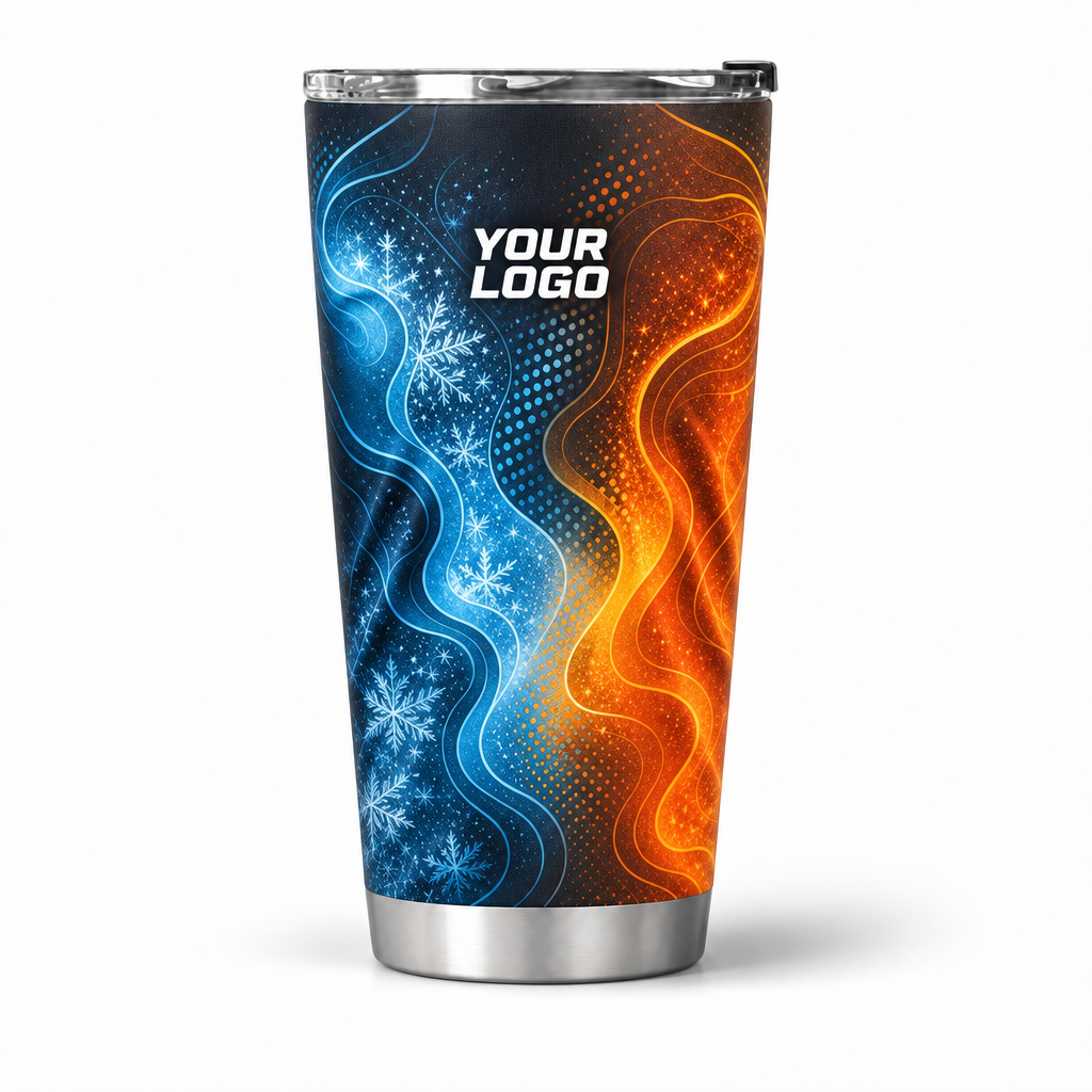 HVA004 personalized tumbler 20oz front product mockup