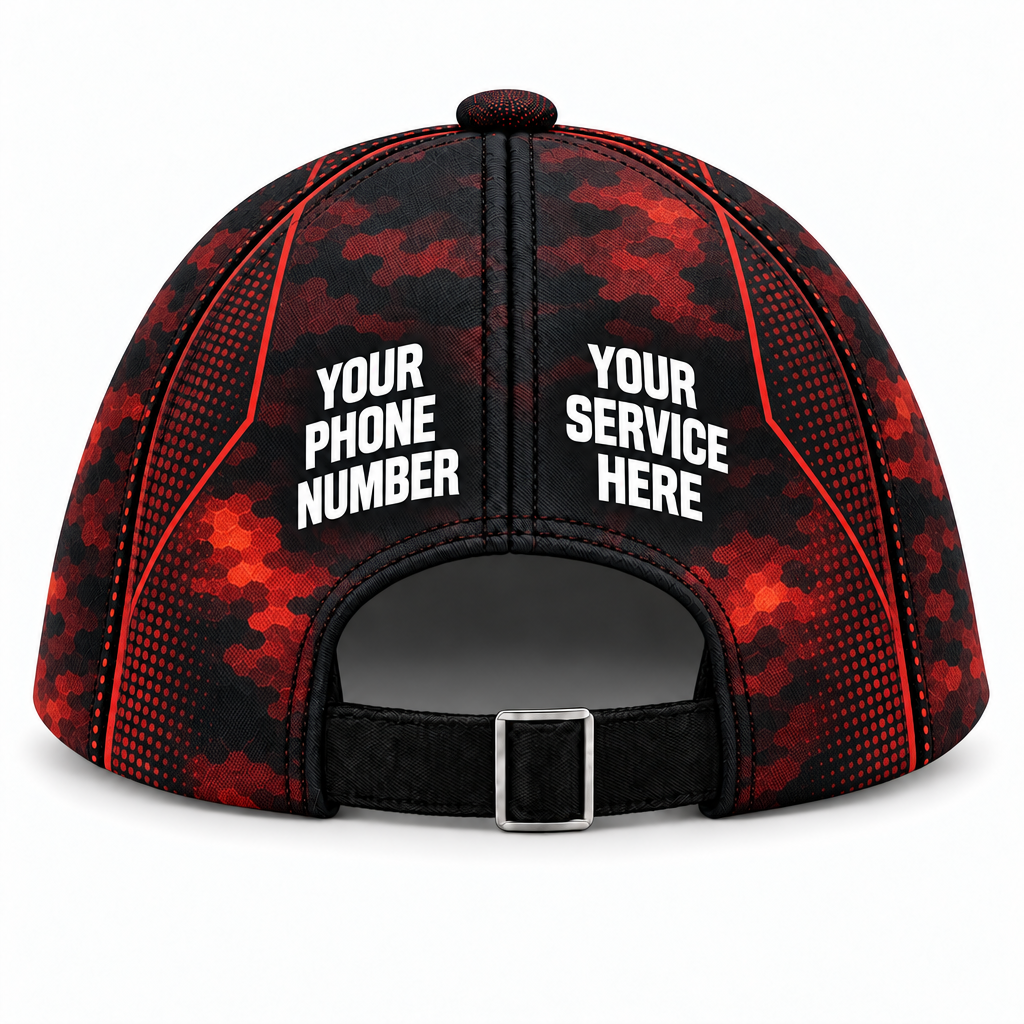 HVA005 personalized cap back product mockup