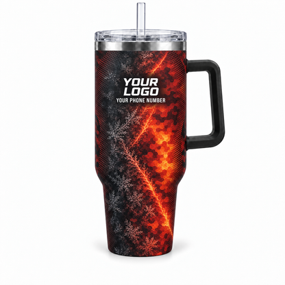 HVA005 personalized tumbler 40oz front product mockup