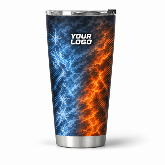 HVA006 personalized tumbler 20oz front product mockup