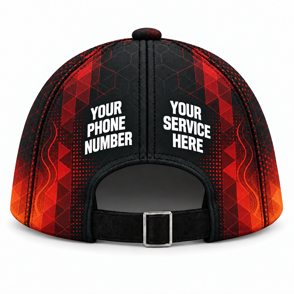 HVA008 personalized cap back product mockup