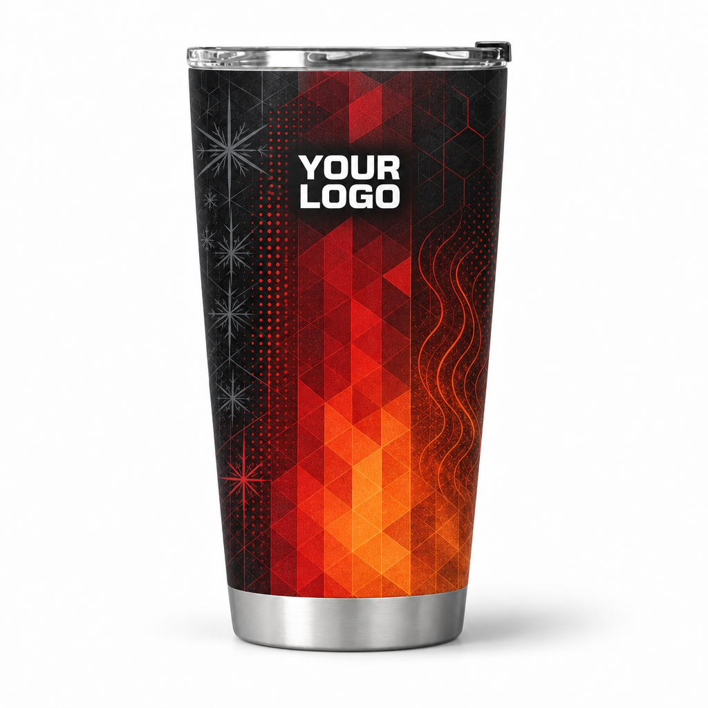 HVA008 personalized tumbler 20oz front product mockup
