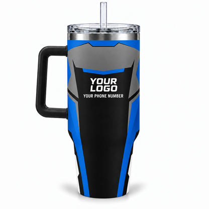HVMC01B personalized tumbler 40oz back product mockup