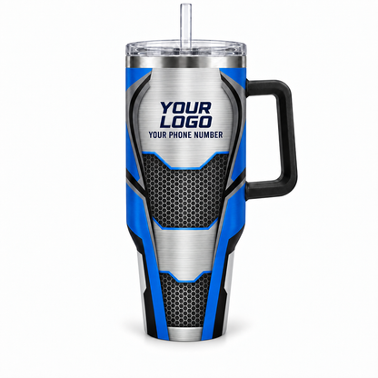 HVMC01B personalized tumbler 40oz front product mockup