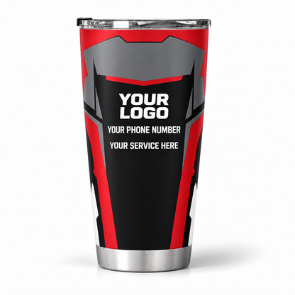 HVMC01R personalized tumbler 20oz back product mockup
