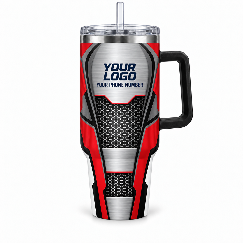 HVMC01R personalized tumbler 40oz front product mockup
