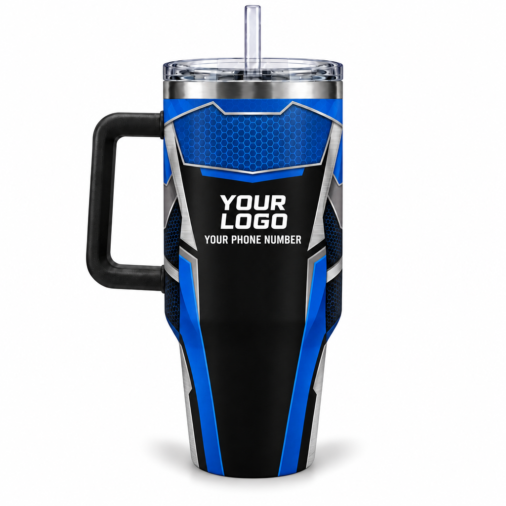 HVMC02B personalized tumbler 40oz back product mockup