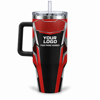 HVMC02R personalized tumbler 40oz back product mockup