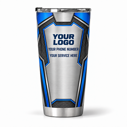 HVMC03 personalized tumbler 20oz back product mockup