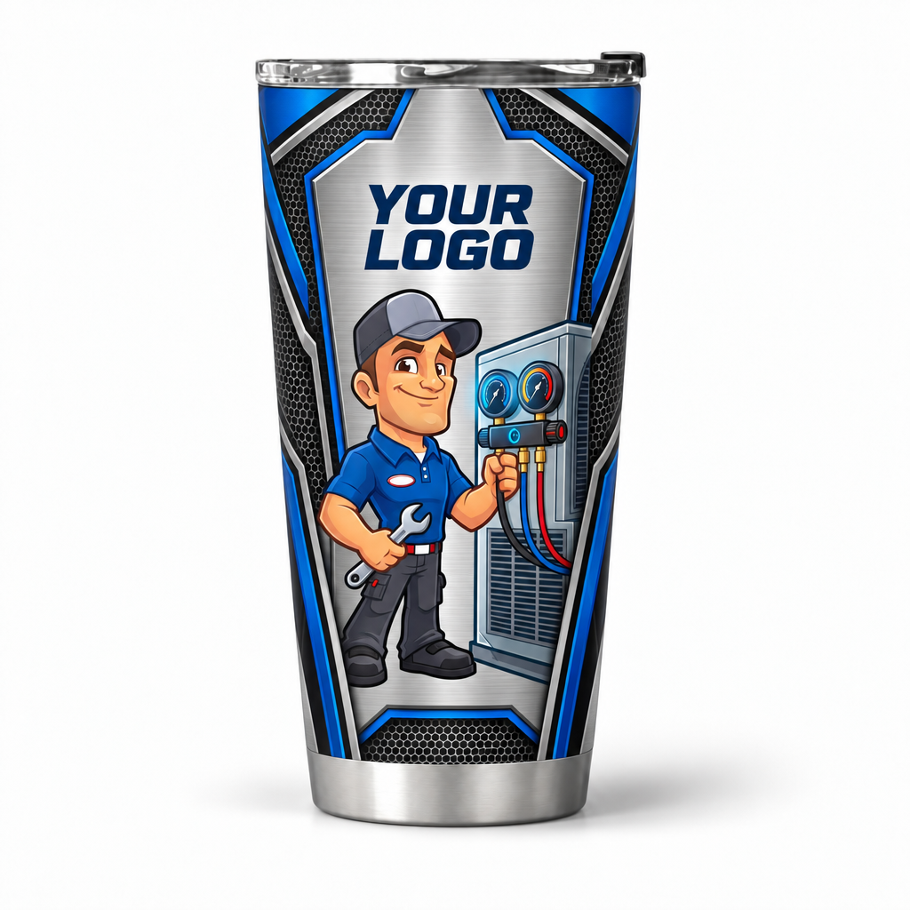 HVMC03 personalized tumbler 20oz front product mockup