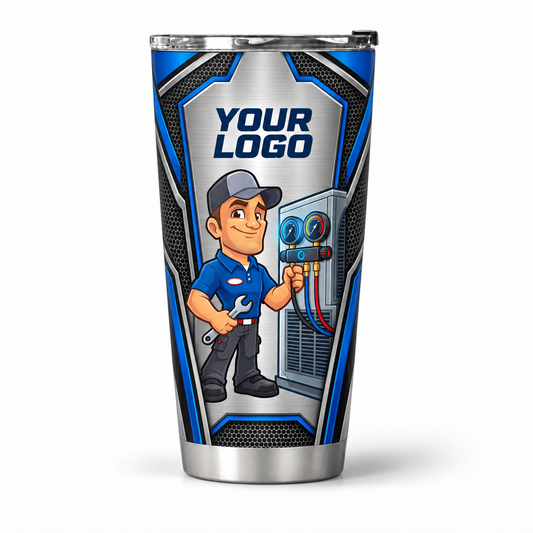 HVMC03 personalized tumbler 20oz front product mockup
