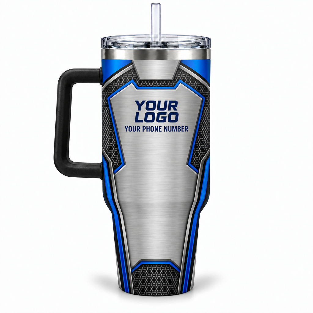 HVMC03 personalized tumbler 40oz back product mockup