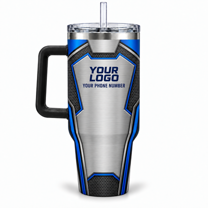 HVMC03 personalized tumbler 40oz back product mockup