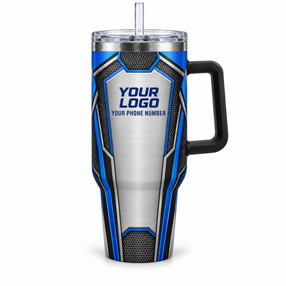 HVMC03 personalized tumbler 40oz front product mockup