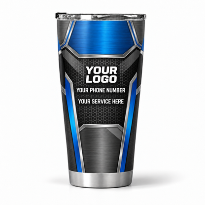 HVMC04B personalized tumbler 20oz back product mockup
