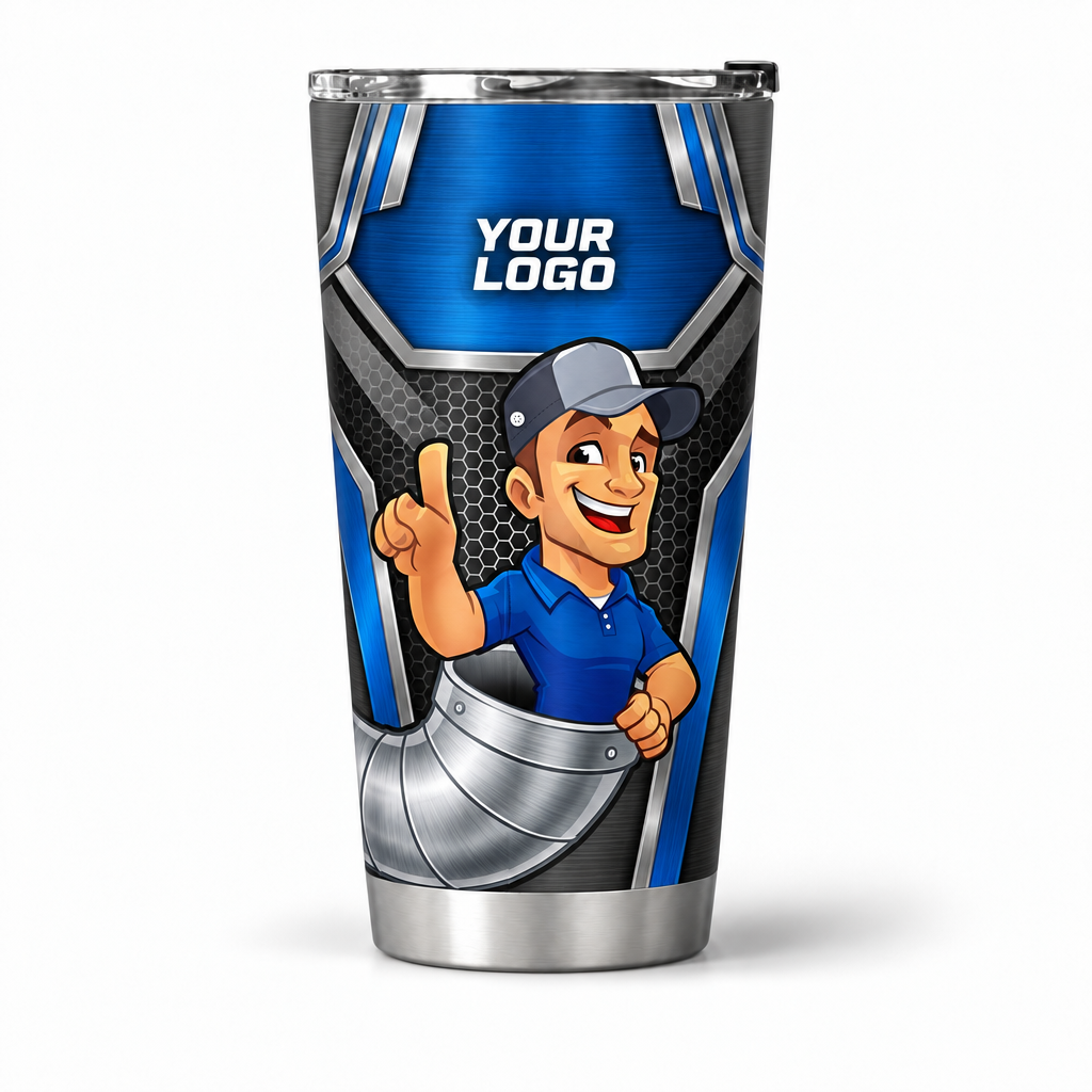 HVMC04B personalized tumbler 20oz front product mockup