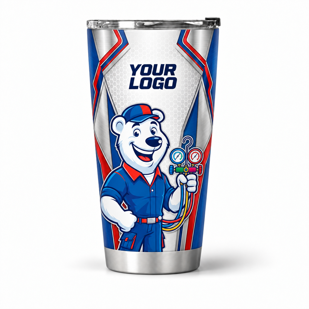 HVMC05B personalized tumbler 20oz front product mockup