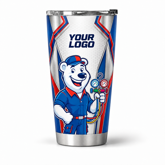 HVMC05B personalized tumbler 20oz front product mockup