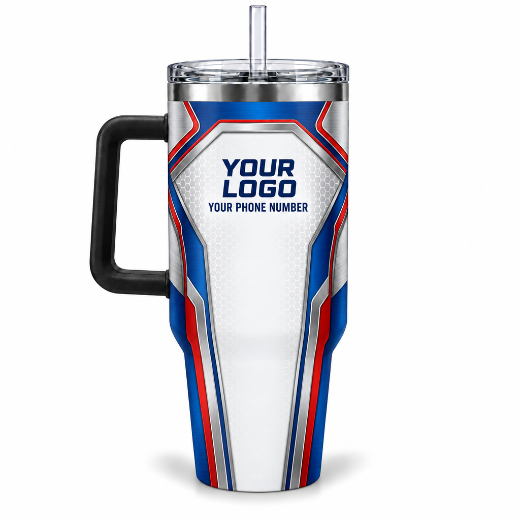 HVMC05B personalized tumbler 40oz back product mockup