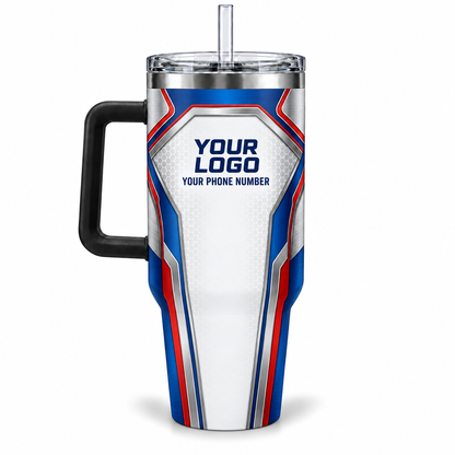 HVMC05B personalized tumbler 40oz back product mockup