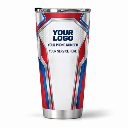 HVMC05R personalized tumbler 20oz back product mockup