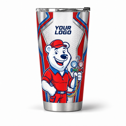 HVMC05R personalized tumbler 20oz front product mockup