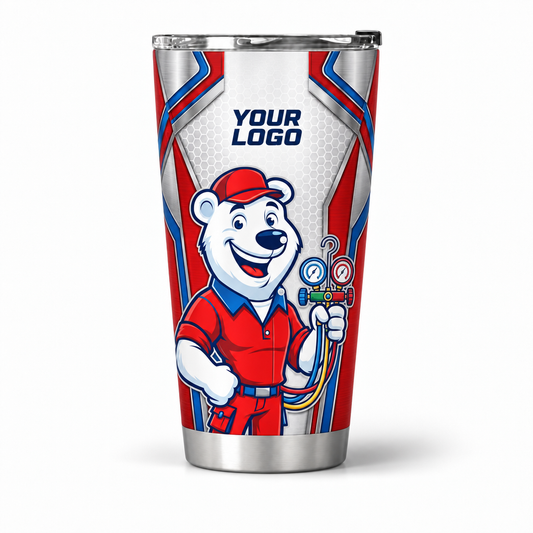 HVMC05R personalized tumbler 20oz front product mockup
