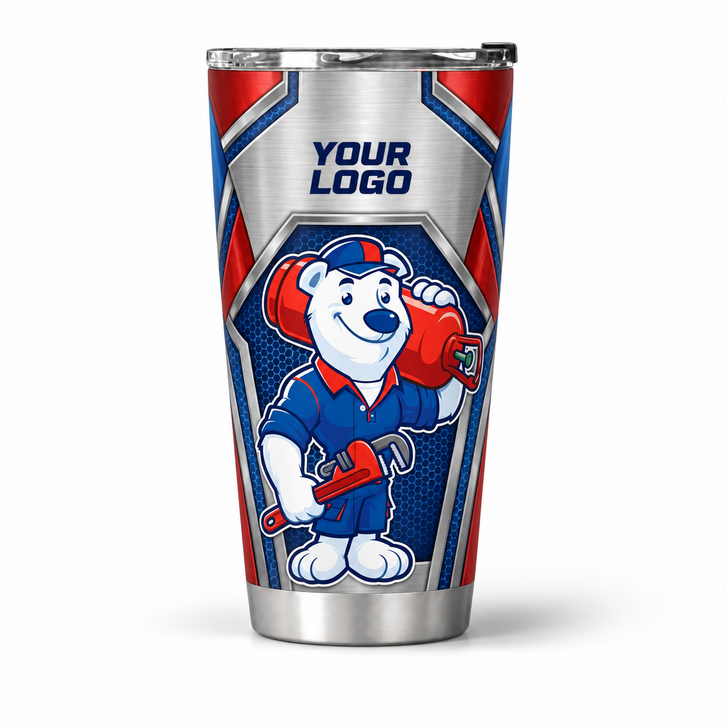 HVMC06 personalized tumbler 20oz front product mockup