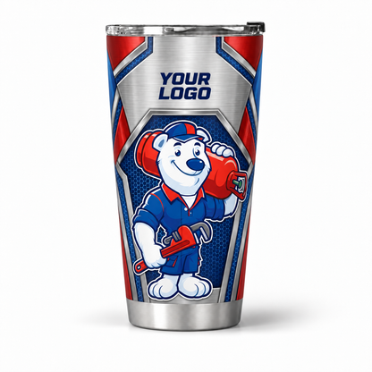 HVMC06 personalized tumbler 20oz front product mockup