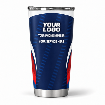 HVMC07 personalized tumbler 20oz back product mockup