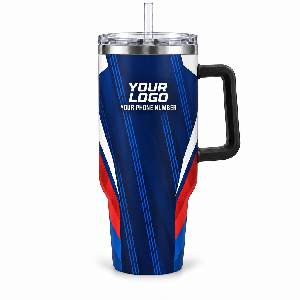 HVMC07 personalized tumbler 40oz front product mockup