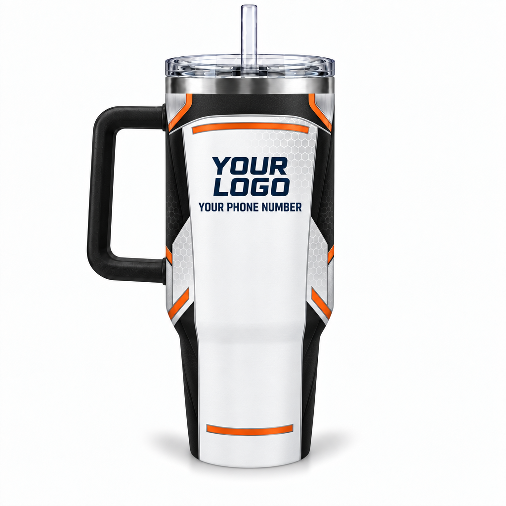 HVMC08 personalized tumbler 40oz back product mockup