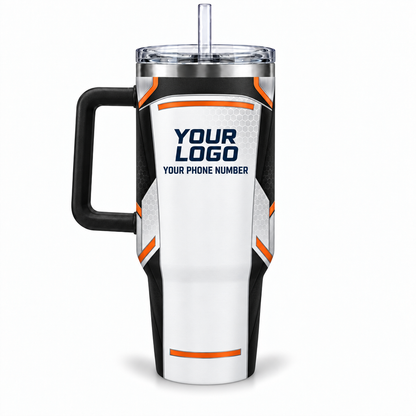 HVMC08 personalized tumbler 40oz back product mockup