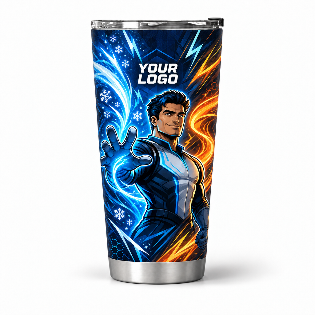 HVN001 personalized tumbler 20oz front product mockup