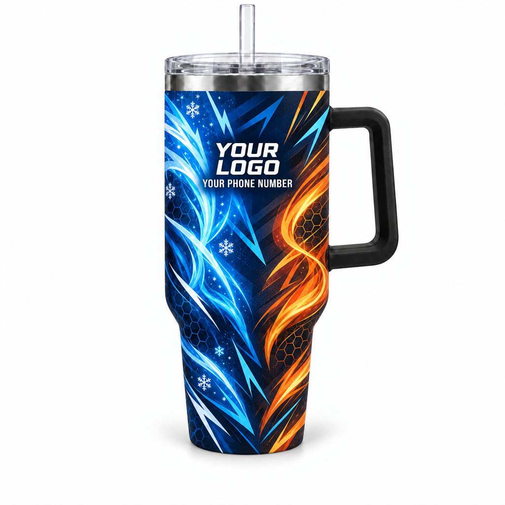 HVN001 personalized tumbler 40oz front product mockup